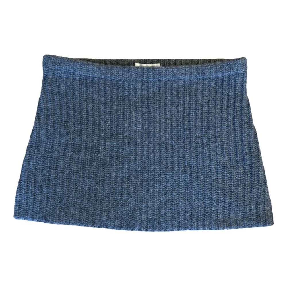 Sandy Liang Gray Mini Skirt